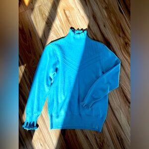 2024 new semi-turtleneck knitted thickened sweater